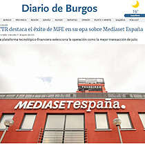 TTR destaca el xito de MFE en su opa sobre Mediaset Espaa